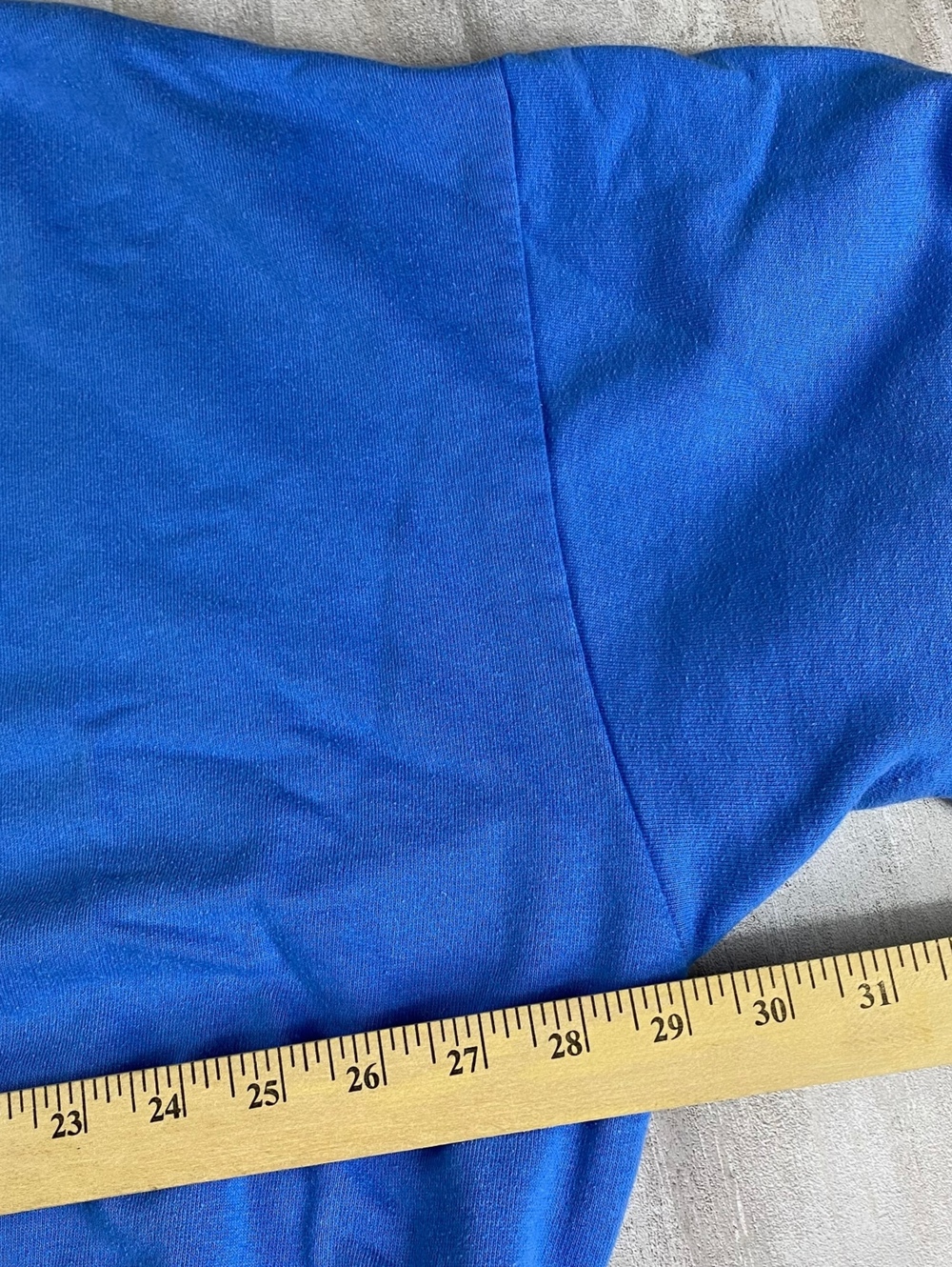 PacSun Oversized Unisex Blue Graphic Crewneck Sweatshirt OneSize Streetwear Cozy - Picture 3 of 7